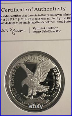 2023 Proof Silver Eagle Congratulations Set with OGP and COA