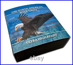 2023 Sioux Nation North American Bald Eagle UHR Antiqued 1 oz Silver Coin