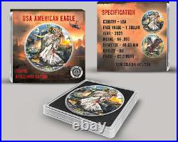 2023 US Eagle Zombie Apocalypse Edition 1 oz Silver Coin