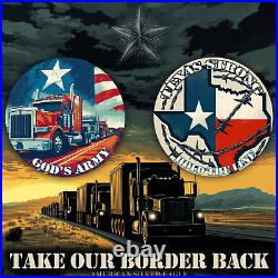 2023 U. S. Eagle Take Back Our Border Edition 1 oz Silver Coin 500 Mintage