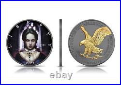 2023 United States American Eagle Vampiress 1oz Silver Ennobled BU Coin