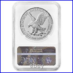 2023 (W) $1 American Silver Eagle 3pc Set NGC MS69 ER Biden Label Red White Blue