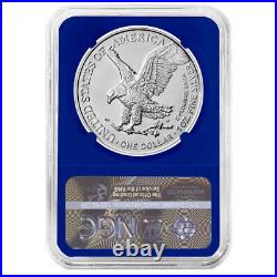 2023 (W) $1 American Silver Eagle 3pc Set NGC MS70 ER Biden Label Red White Blue