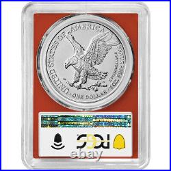2023 (W) $1 American Silver Eagle 3pc Set PCGS MS70 FS Biden 46th Label Red Whit