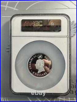 2024 Australia 3 oz Silver Wedge Tailed Eagle Proof FDOI NGC PF70 Mercanti Sig