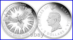 2024 Australia 3 oz Silver Wedge Tailed Eagle Proof FR NGC PF70 Mercanti