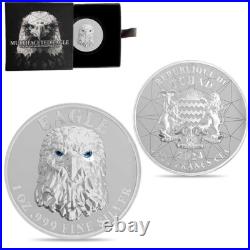 2024 Chad Multifaceted American Eagle UHR 1 oz Silver Coin 1,000 Mintage OGP 2024 Chad Multifaceted American Eagle UHR 1 oz Silver Coin 1,000 Mintage OGP