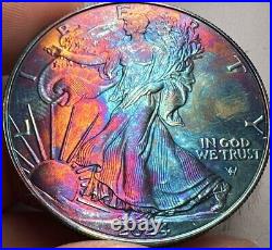 2024 Monster Toned 1 OZ American Silver Eagle