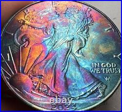 2024 Monster Toned 1 OZ American Silver Eagle