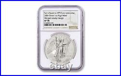 2024 NPF 1-oz Silver Saint-Gaudens Winged Liberty High Relief Medal NGC SP70