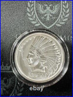 2024 NPF 1-oz Silver Super Incuse Indian Head Double Eagle John Mercanti design