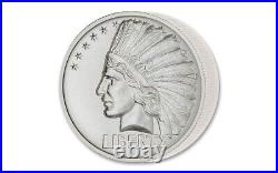 2024 NPF 1-oz Silver Super Incuse Indian Head Double Eagle John Mercanti design