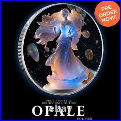 2024 Silver Eagle. 999 Silver Coin Opal Edition October 2024 Silver Eagle. 999 Silver Coin Opal Edition October