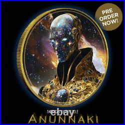 2024 Silver Eagle The Anunnaki 1oz. 999 Silver Coin Colorized Gold Gilded 2024 Silver Eagle The Anunnaki 1oz. 999 Silver Coin Colorized Gold Gilded
