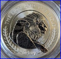 2024 The Lion And The Eagle 1oz Reverse Frosted Silver Proof, Sold Out #3