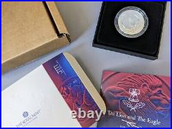 2024 The Lion And The Eagle 1oz Reverse Frosted Silver Proof, Sold Out #3