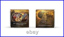 2024 USA American Silver Eagle 1 oz Silver Solar Eclipse Colored MIntage of 500