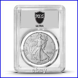 2024 U. S. Eagle Burnished 1 oz SilverCoin Ultrabreaks Heatwave PCGS SP 70