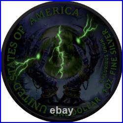 2024 U. S. Eagle Halloween Witch Spells Edition 1 oz Silver Coin 300 Mintage