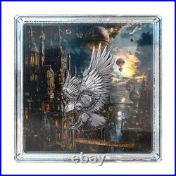 2025 Cameroon Antique Steampunk Mech Eagle 2 oz Silver Coin Steampunk Allegiance 2025 Cameroon Antique Steampunk Mech Eagle 2 oz Silver Coin Steampunk Allegiance