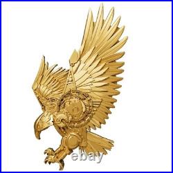 2025 Cameroon Steampunk Mech Eagle 2 oz Silver Coin Gild Steampunk Allegiance