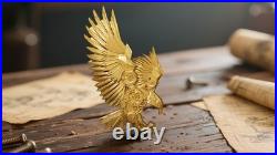 2025 Cameroon Steampunk Mech Eagle 2 oz Silver Coin Gild Steampunk Allegiance
