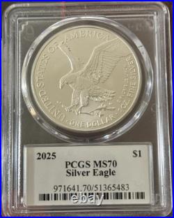 2025 Silver Eagle PCGS MS70 Ultra Breaks Privy Power 2025 Ultra Label, 1/1725 2025 Silver Eagle PCGS MS70 Ultra Breaks Privy Power 2025 Ultra Label, 1/1725