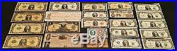 23 Old USA Notes & More (black Eagle Horse Blankets Silver Certs Etc) No Reserve
