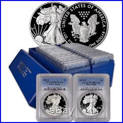 29-pc. 1986 2015 American Silver Eagle Proof Complete Date Set PCGS PR70 DCAM