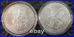 (2) 2023 1 Oz. 999 Silver Eagle Artificial Intelligence AI Human or Machine Coin