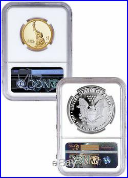 2-Coin American Innovation Silver Eagle NGC PF70 FDI PF70 FR SKU56524