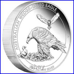 2 Oz 9999 Silver Perth Mint 2018 Wedge-tailed Eagle Australian Bullion Coin