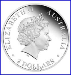 2 Oz 9999 Silver Perth Mint 2018 Wedge-tailed Eagle Australian Bullion Coin