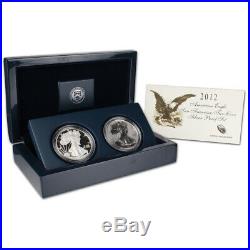 2-pc. 2012-S American Silver Eagle 75th Anniversary Proof Set