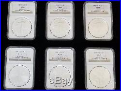 30 Year Set Silver Eagles 1986-2015 NGC MS 69 Deluxe Display Case GORGEOUS