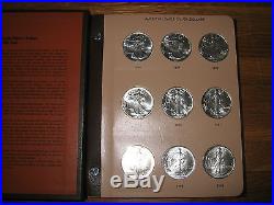 32 Coin Complete Set Silver American Eagle S In Dansco United States Dollars Gem