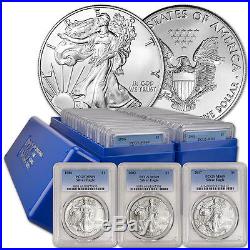 32-pc. 1986 2017 American Silver Eagle Complete Date Set PCGS MS69