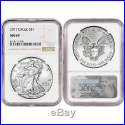 34-pc. 1986 2019 American Silver Eagle Complete Date Set NGC MS69 Large Label