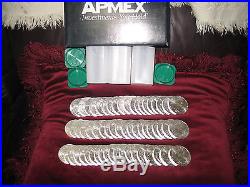 3 Rolls (60 coins) $1 Silver American Eagles 2015 1 oz silver coins