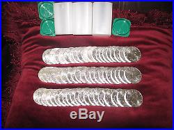 3 Rolls (60 coins) $1 Silver American Eagles 2015 1 oz silver coins
