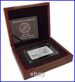 3oz Silver 999.9 American Eagle Type 2 Coin & Bar Set 35th Anniversary 2021