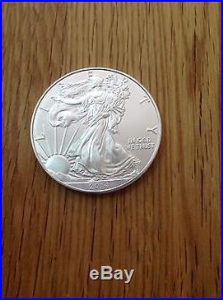 40 x 1 oz 2014 silver eagle bullion coin 2 rolls