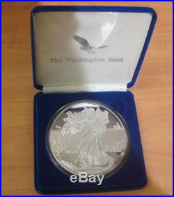 4 One Pound Giant Silver Eagle. 999 Pure Washington Mint Proof Coin 1994 16oz