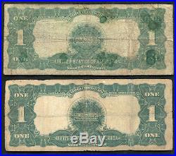 (5) 1899 $1 One Dollar Black Eagle Silver Certificates (b)