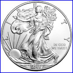 5 Rolls of 20 2013 1 oz Silver American Eagle $1 Coin BU (Tube of 20)