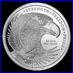 5 oz Silver Round Silver Eagle (Strength, Freedom, & Pride) SKU#185291