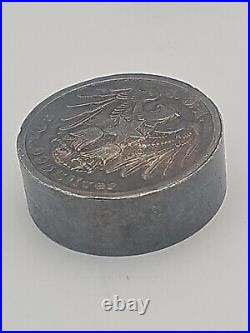 5oz Silver Round. 999 Silver Swiss of America Heraldic Eagle #0448