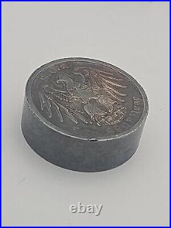 5oz Silver Round. 999 Silver Swiss of America Heraldic Eagle #0448