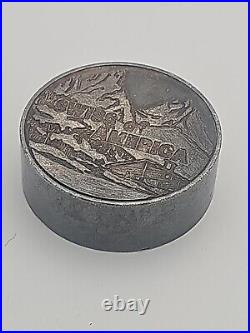 5oz Silver Round. 999 Silver Swiss of America Heraldic Eagle #0448