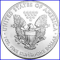 5x 2016 1 oz American Silver Eagle. 999 Fine Silver Bullion Coins MINT